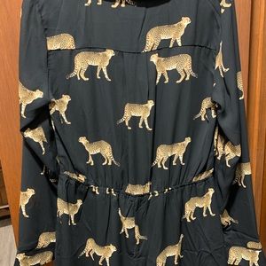 Cheetah romper